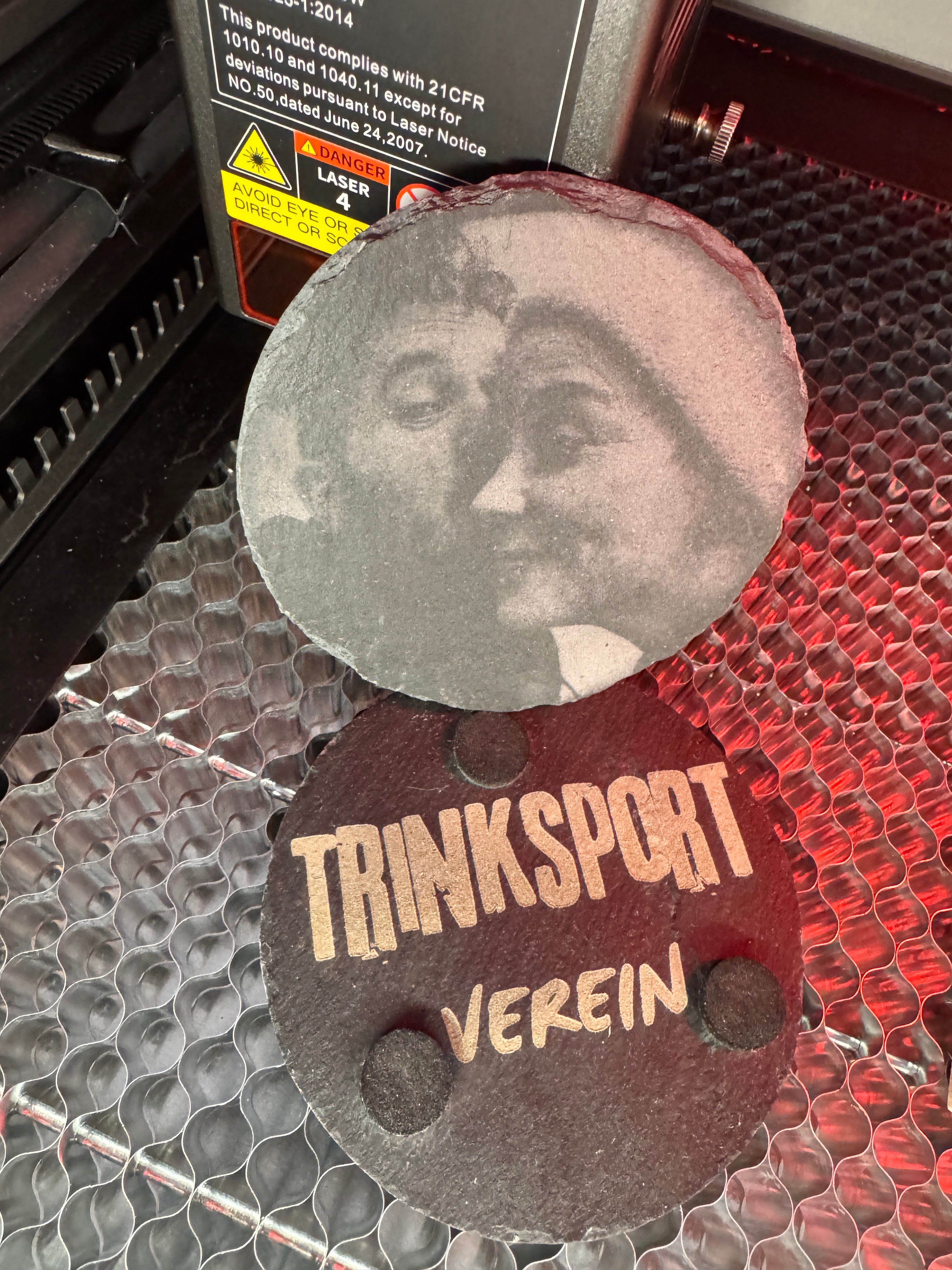 Untersetzer, Schiefer